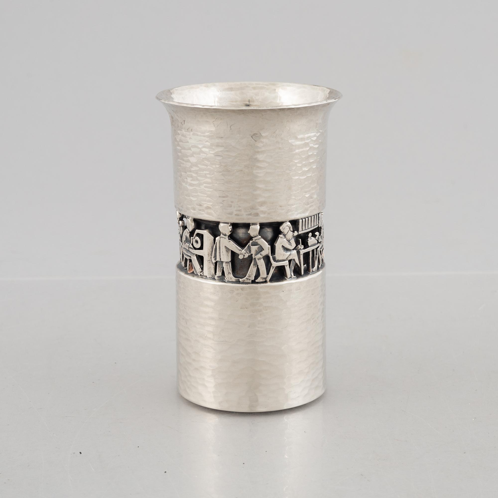 Eric Löfman, vas, silver, KG Markströms, Uppsala 1978.