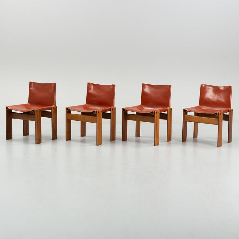 Tobia & Afra Scarpa, karmstolar, 4st, 'Monk Chair", Molteni, Italien.