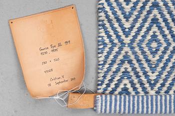 Carpet, flat weave, 'Goose eye XL", Kasthall, ca 223 x 165 cm.