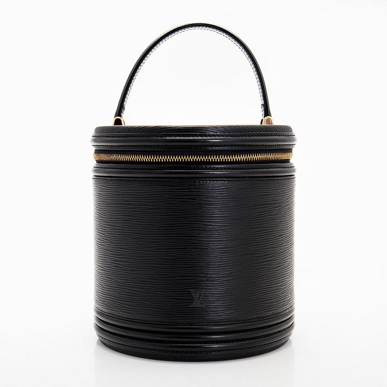 Louis Vuitton, A Black Epi leather 'Cannes' Vanity Bag.