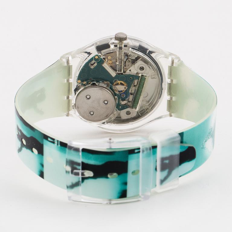 SWATCH, Solar, World Solar Switzerland, wristwatch, 34 mm.