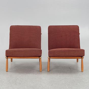 Alf Svensson, fåtöljer, ett par, "Domus", Dux, 1950/60 tal.