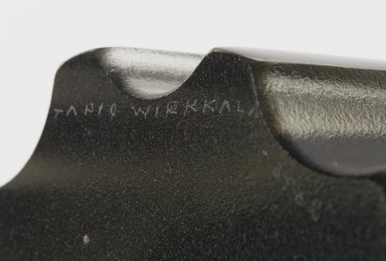 A 1960s glass vase 3502, signed.