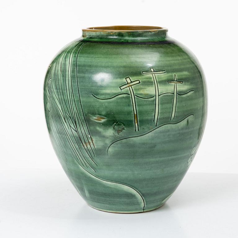 Erik Kargaard, a vase, Knabstrup, Denmark.