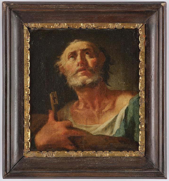 Giovanni Battista Pittoni, circle of, Peter with the keys to the kingdom of heaven.