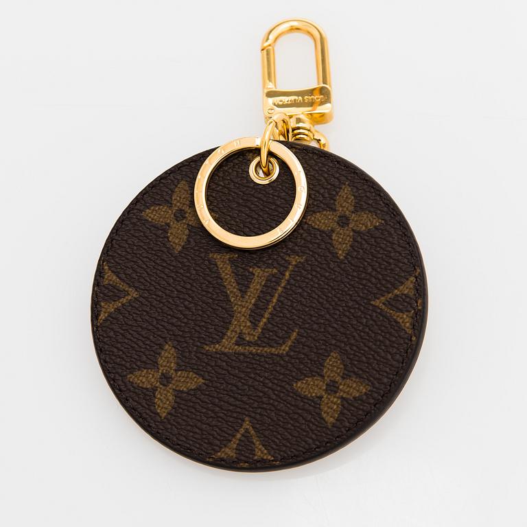 Louis Vuitton, A 'Monogram Reverse' Key Holder and Bag Charm.