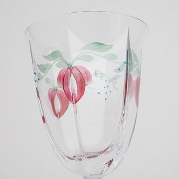 GLASSERVIS, 14 delar, "Maja", Eva Englund, Orrefors.