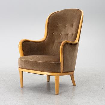 Carl Malmsten, armchair, 'Advokaten', second half of the 20th century.