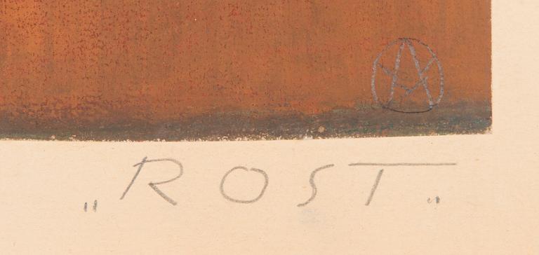 Margareta Ahlstedt-Willandt, "Rost". (Ruostetta).