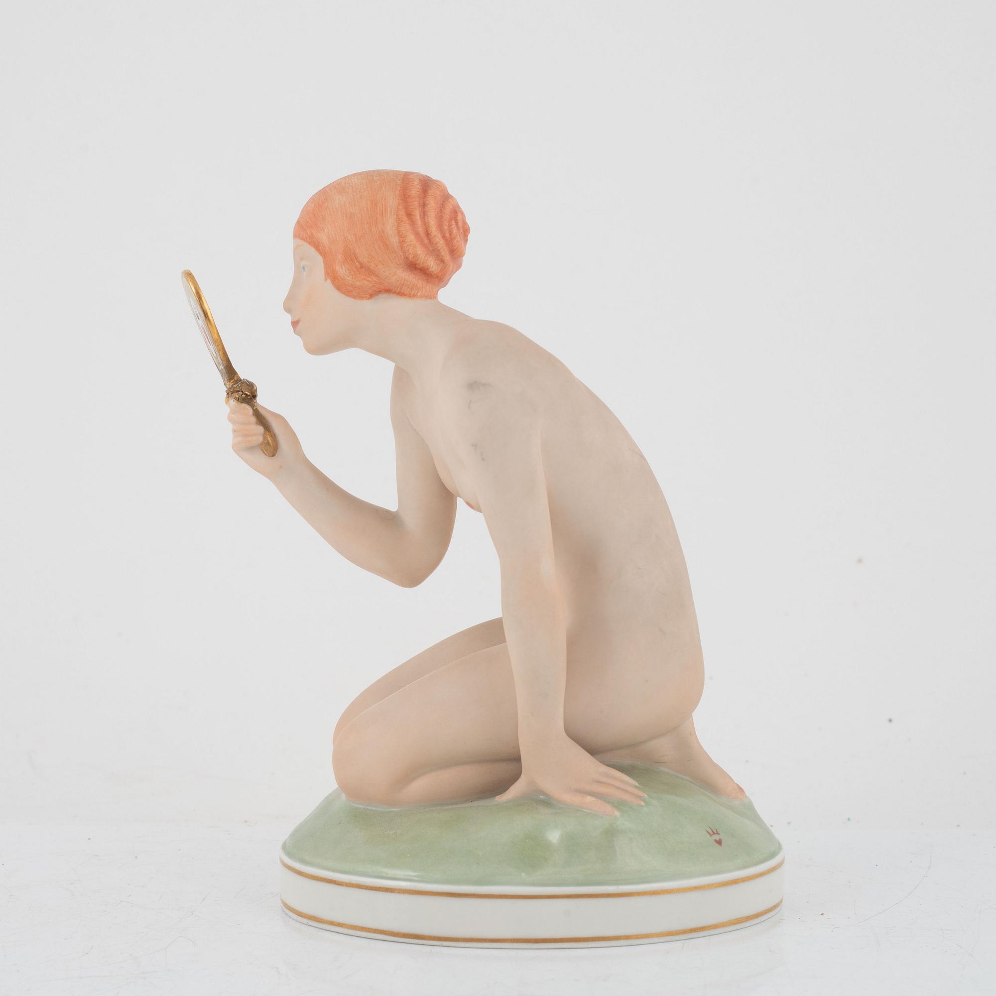 Gerhard Henning, a porcelain figurine, Royal Copenhagen, Denmark.
