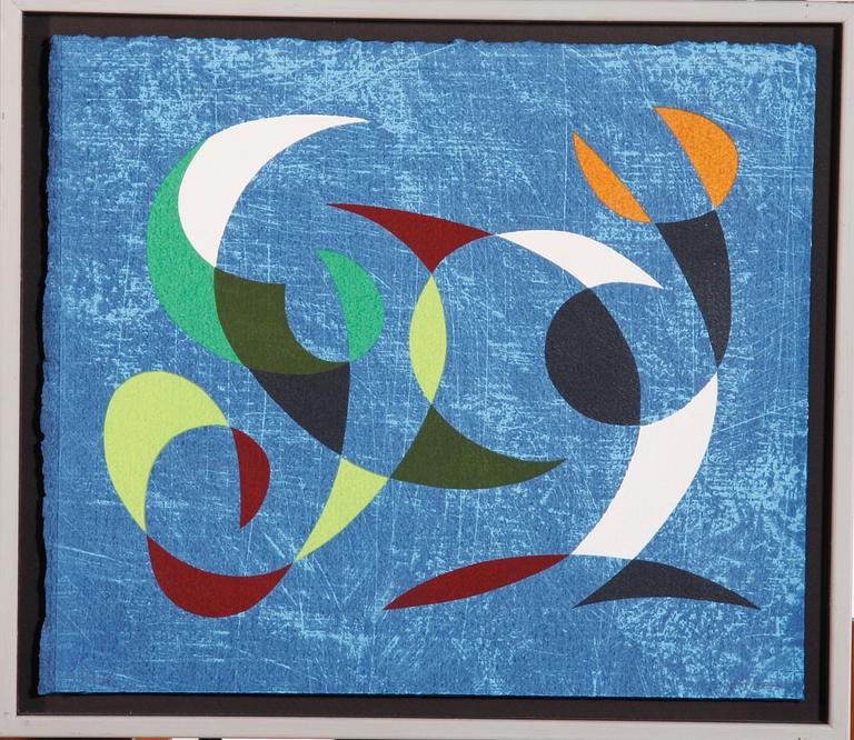 OLOFSSON, PIERRE. Färglitografi. Sign. o numr. 1/160.