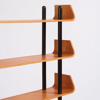 Wilhelm Lutjens, a bookshelf / room divider, model "545", De Boer Gouda, The Netherlands 1950-60s.