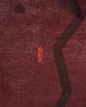 Donna Moylan, olja på duk, signerad och daterad 92-93 a tergo.