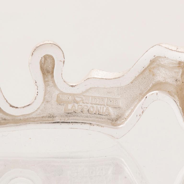 Björn Weckström, armband silver "Cetus" Lapponia 1989.