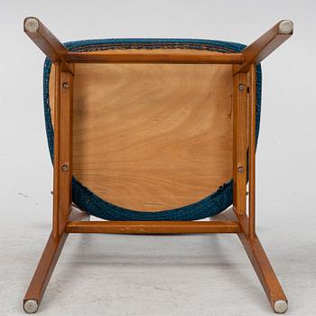 Four chairs, Farstrup Møbelfabrik, Denmark, mid-20th century.
