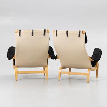 Bruno Mathsson, a pair of armchairs, “Pernilla”, DUX, second half of the 20th century.