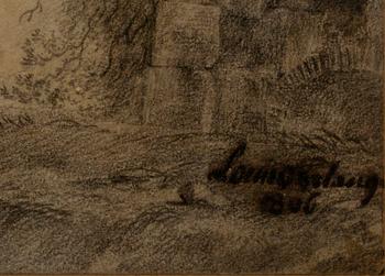 LOUIS BELANGER, teckning, sign. och dat. 1806.