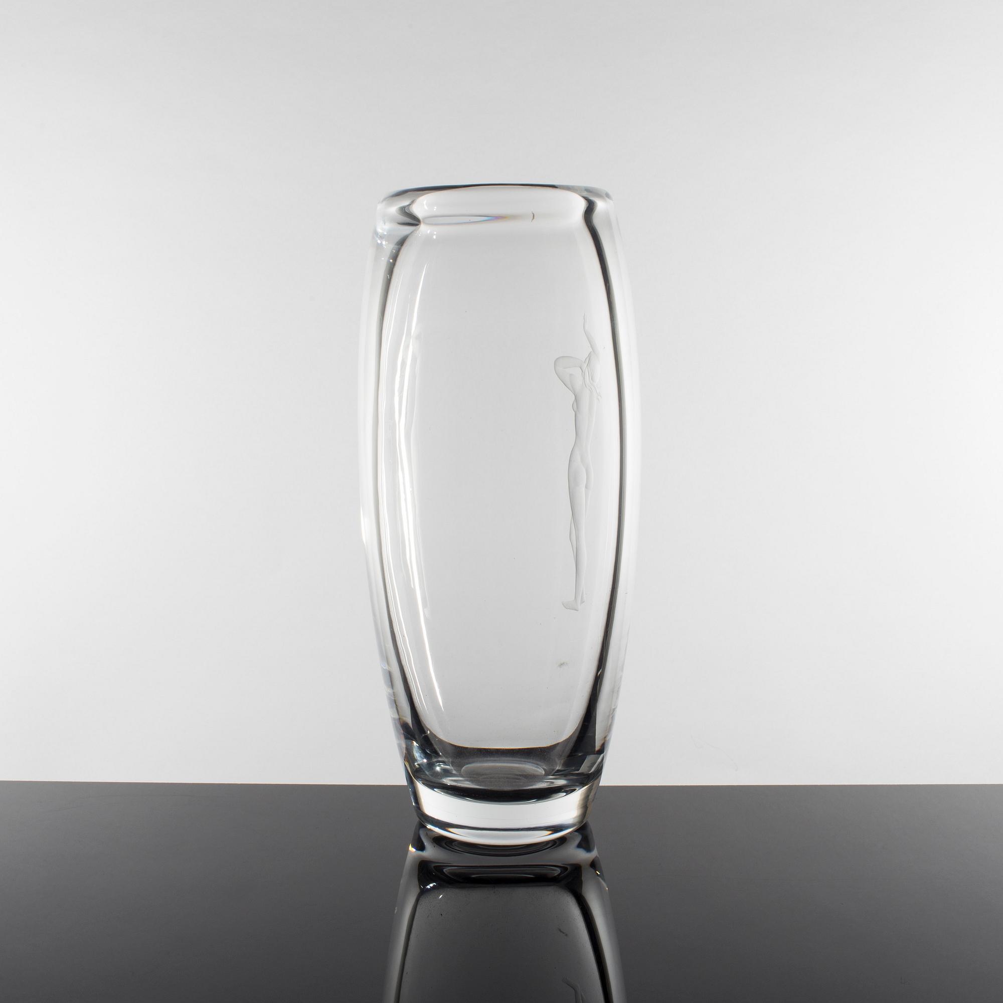 EDVIN ÖHRSTRÖM, vas, glas. Orrefors 1944.