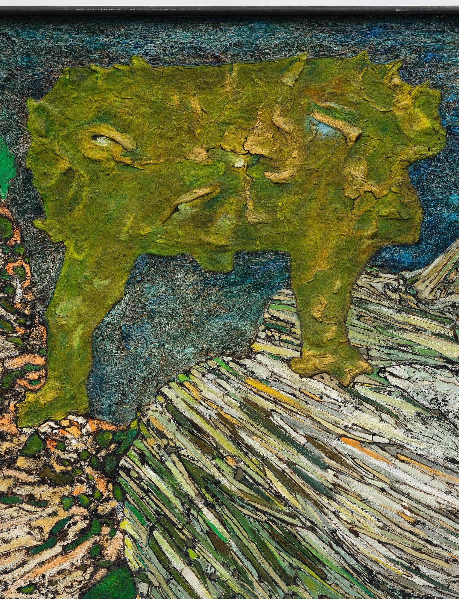 Enrico Baj, "J'etais la sur ces montagnes".