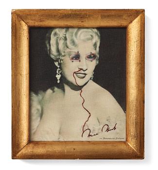 419. Francesco Vezzoli, "Ritratto Surrealista di Mae West (l'age d'or)".