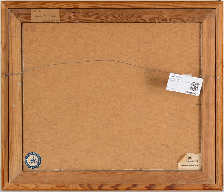 EINAR ROSÉN, oil on panel, signed.