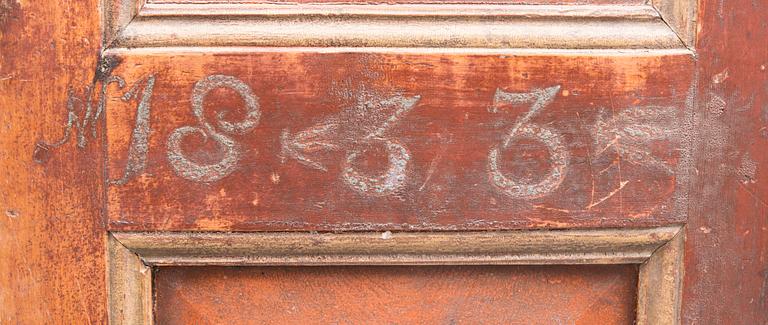 SKÅP, allmoge, bär datering 1833.
