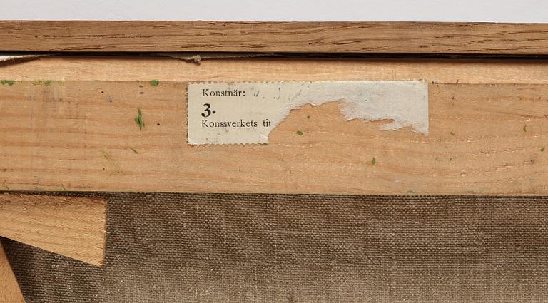 Philip von Schantz, oil on canvas, signed, executed 1950.