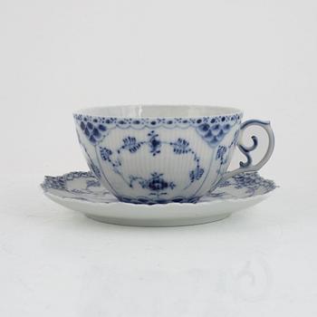 An 27-piece 'Musselmalet' porcelain tea service, Royal Copenhagen, Denmark.