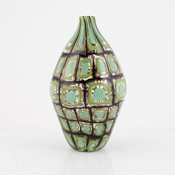 Reino Björk, a glass vase, dated 2006.