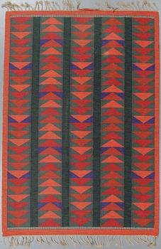 Matto, flat weave, ca 238-240 x 165,5-167,5 cm, probably Zanzibar by Berit Woelfer for Kasthall.