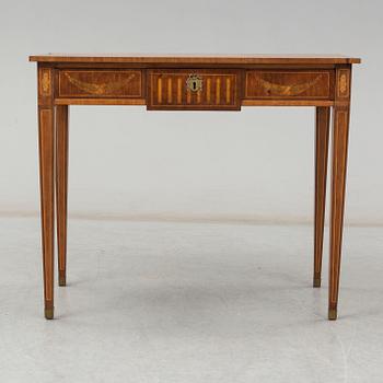 A Gustavian-style table, first half 20th century.