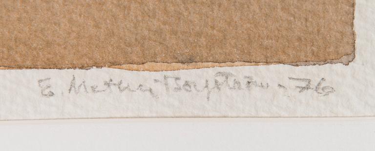 ERNST METHER-BORGSTRÖM, "SEINE".