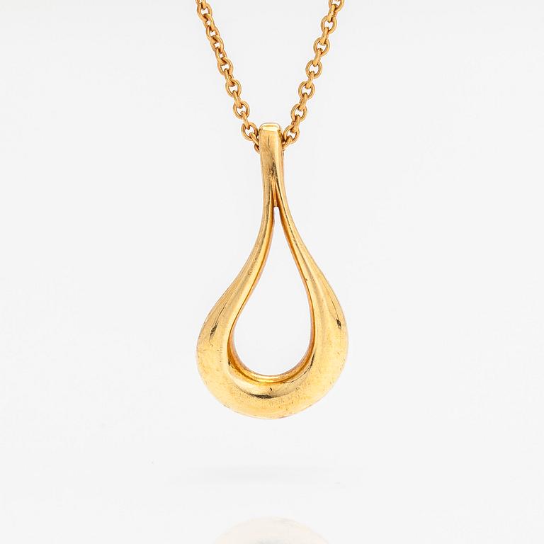 Tiffany & Co, Tiffany & Co, Elsa Peretti, kaulakoru, "Open Teardrop", 18K kultaa.