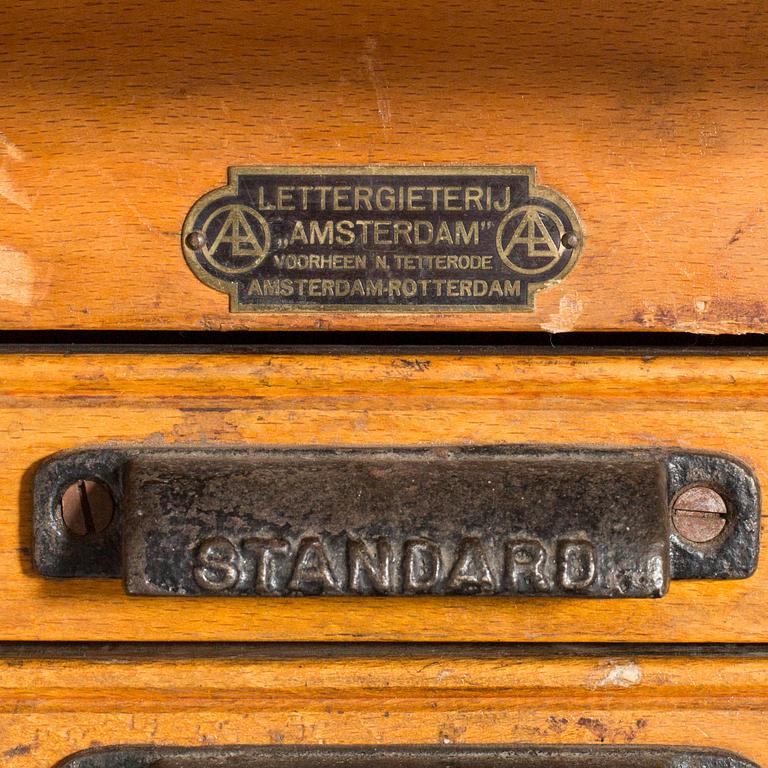 FILING CABINET, EARLY 20TH CENTURY.