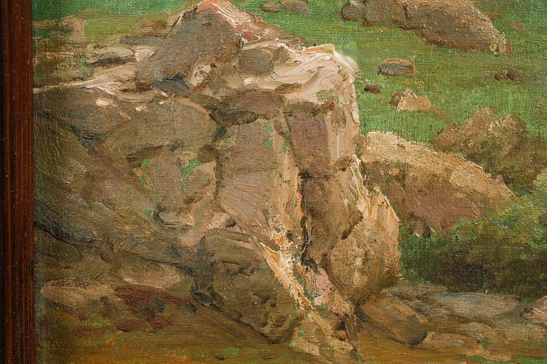 HEINRICH REINHARD KRÖH, attributed to, oil on canvas, signed H R Kröh.