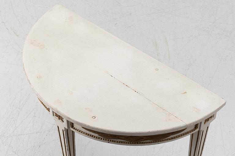 Console table, Gustavian style, 19th century.