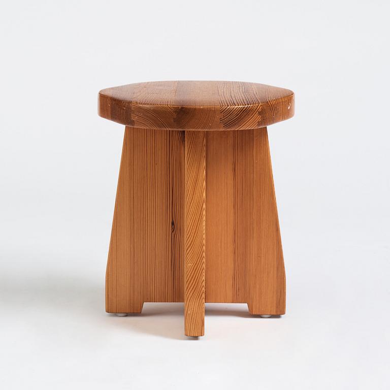 David Rosén, a pine stool 'Berga', Nordiska Kompaniet, Sweden 1930-1940s.