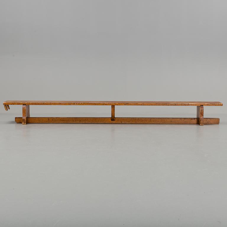 A first half of the 20th century pine bench.