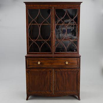 A 1830s Regency Secretaire Bookcase.