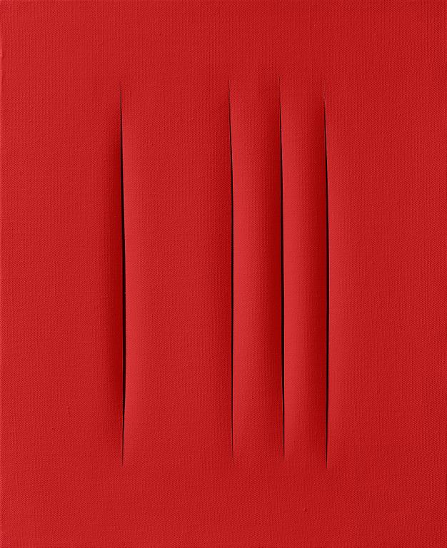 Lucio Fontana, "Concetto Spaziale, Attese".
