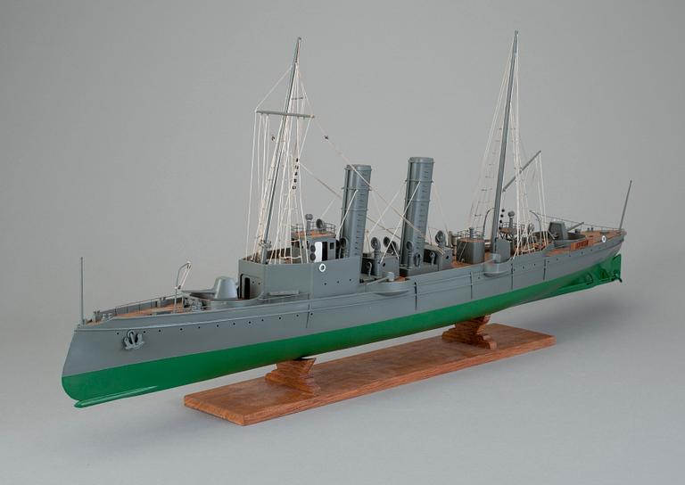 FARTYGSMODELL, torpedkryssaren "Psilander", 2000-tal.