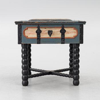 Box on a stand. 19th century.
