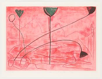 Leena Luostarinen, lithograph, signed and dated 1992, numbered 11/30.