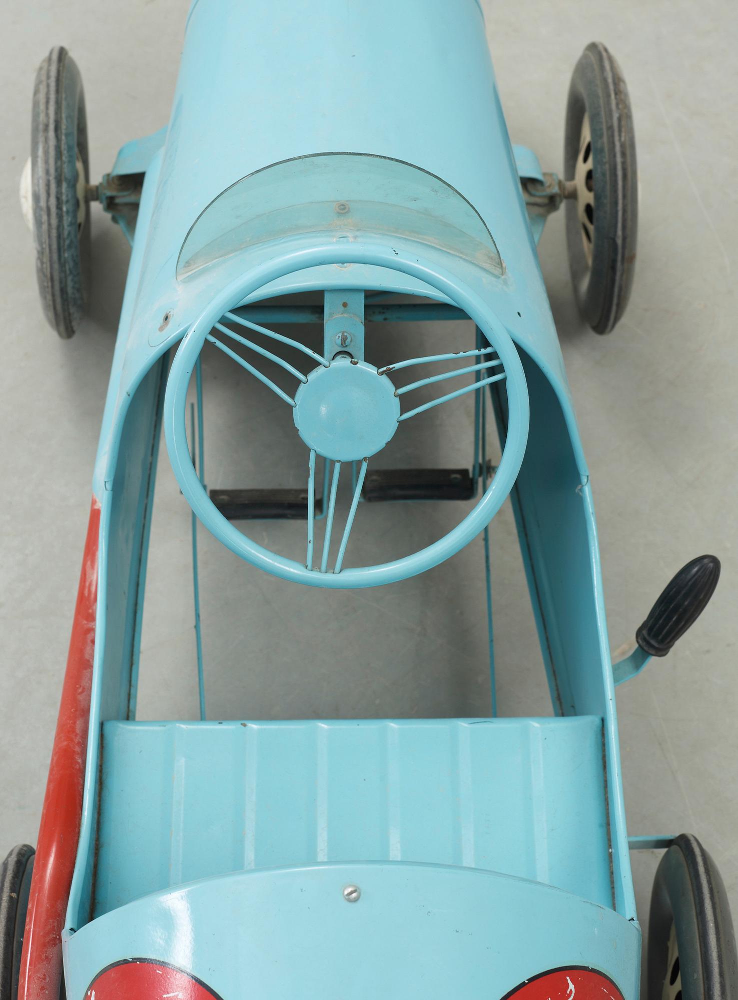 LEKSAKSBIL, plåt, Lines Bros LTD, London, 1950-/60-tal.