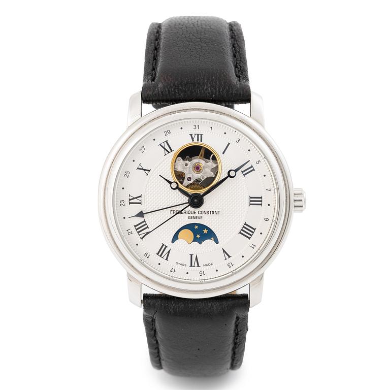 Fredrique Constant, Classics Heart Beat Moonphase Date, wristwatch, 40 mm.