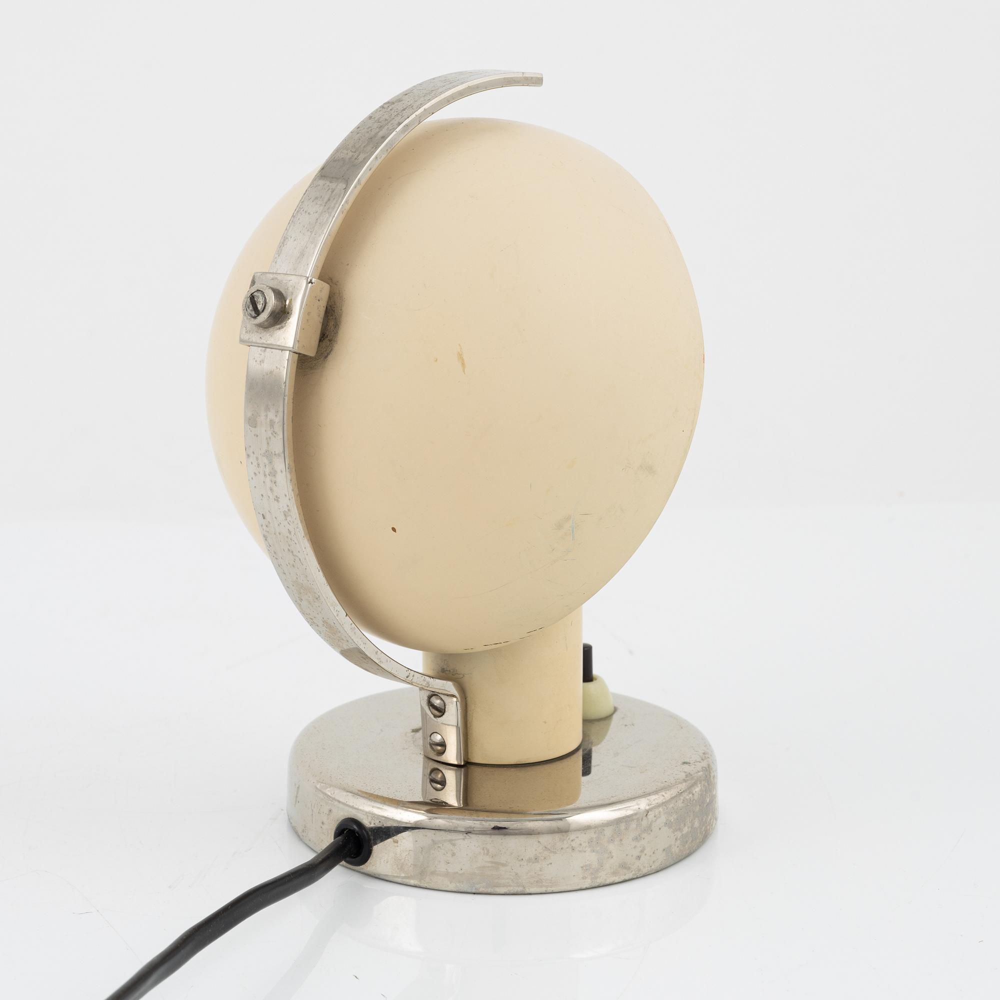 Erik Tidstrand, bordslampa, funkis, Nordiska Kompaniet, 1930-tal.