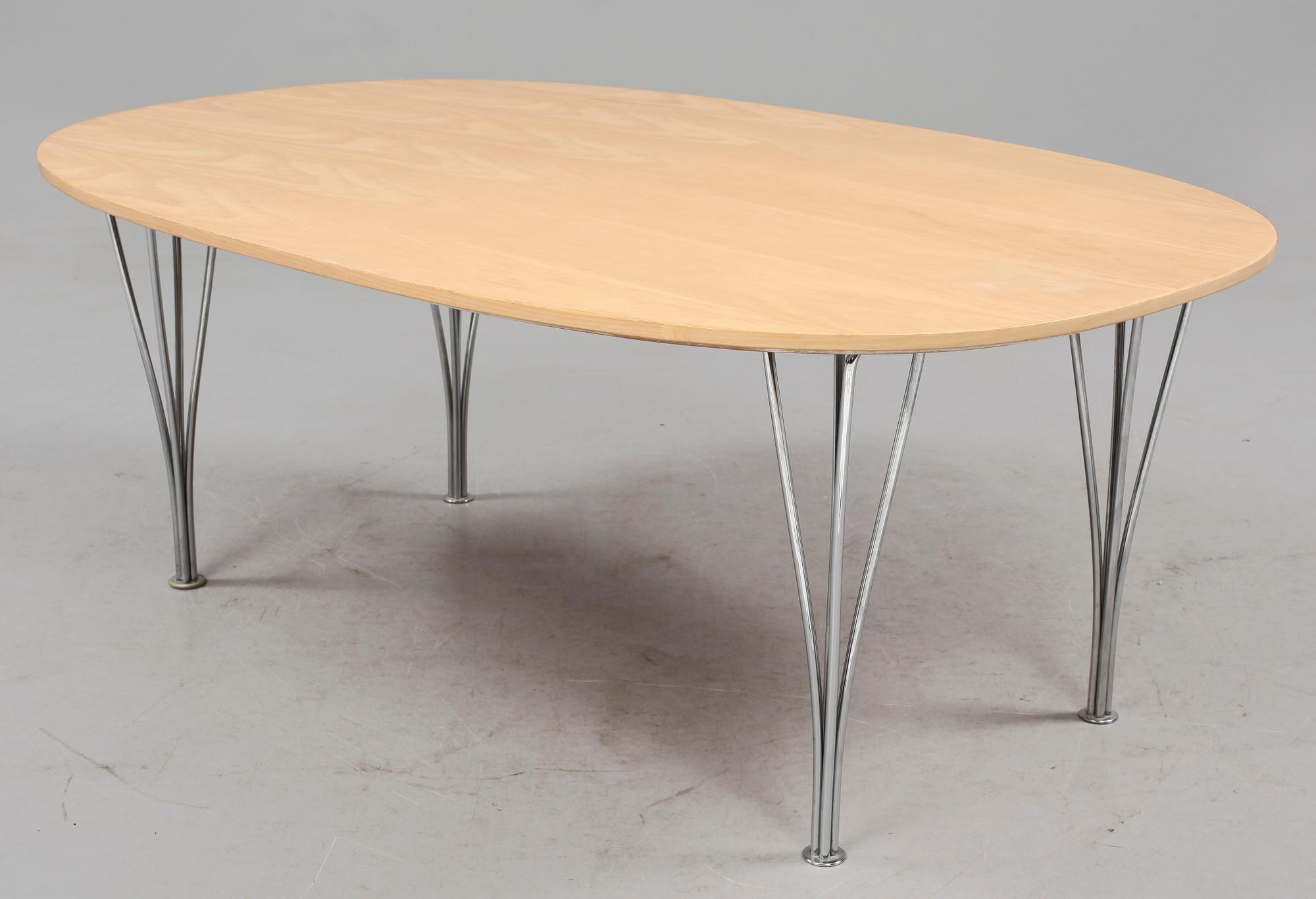 SOFFBORD, "Superellips", Piet Hein & Bruno Mathsson för Fritz Hansen, Danmark, 1988.