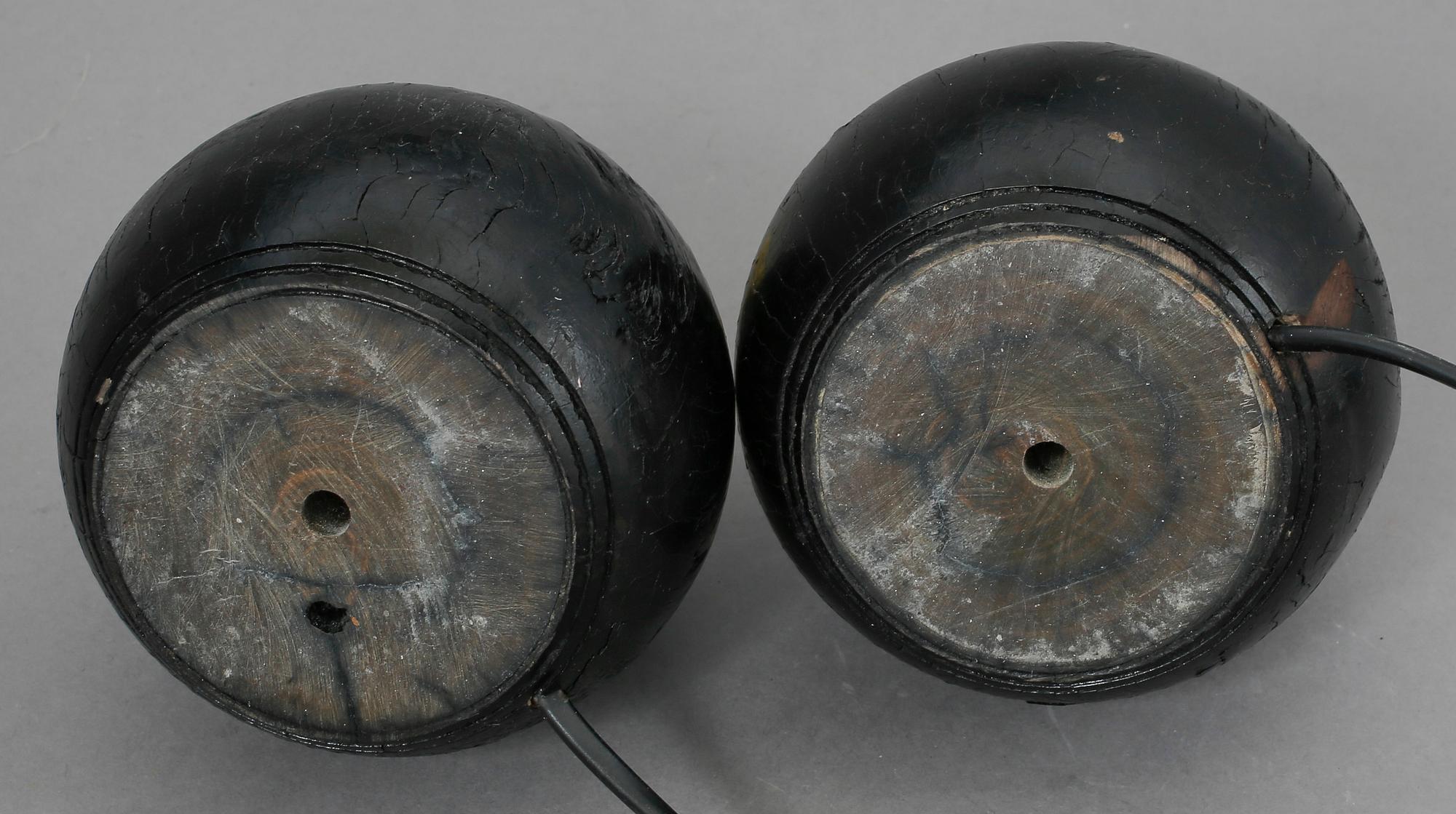 BOWLINGKLOTLAMPOR, sannolikt New England, troligen, 1900-talets början.
