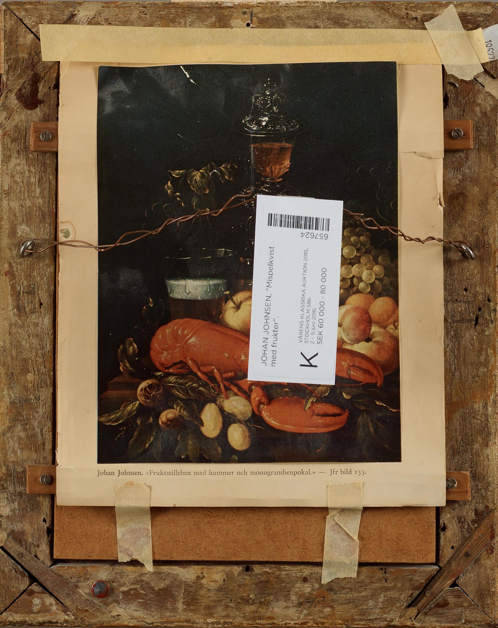 Johan Johnsen, "Mispelkvist med frukter".