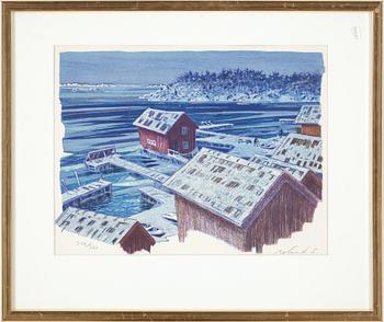 Roland Svensson · ROLAND SVENSSON, färglitografi, signerad, numrerad 332/360.